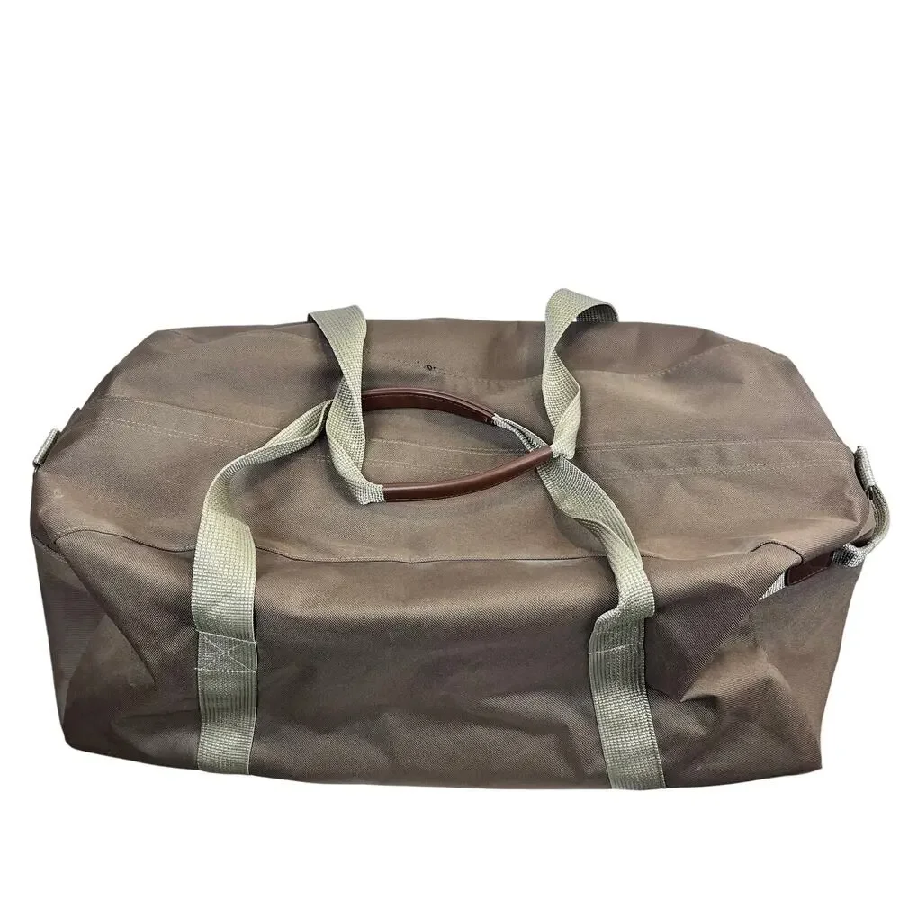 Hersheys North West Collection Brown Canvas Duffle Bag Travel Weekender‎ Luggage